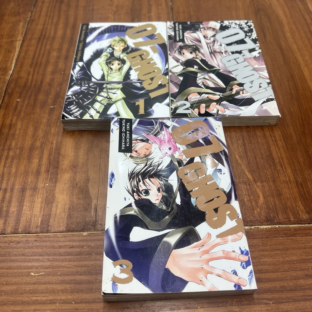 07 Ghost Volume 1 2 3 Yuki Amemiya Yukino Ichihara English Manga Rare